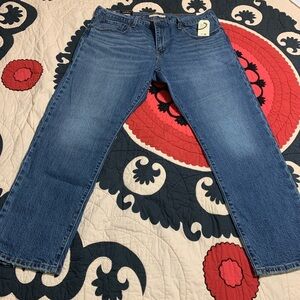 Levi’s middy straight jeans 34w X 29l